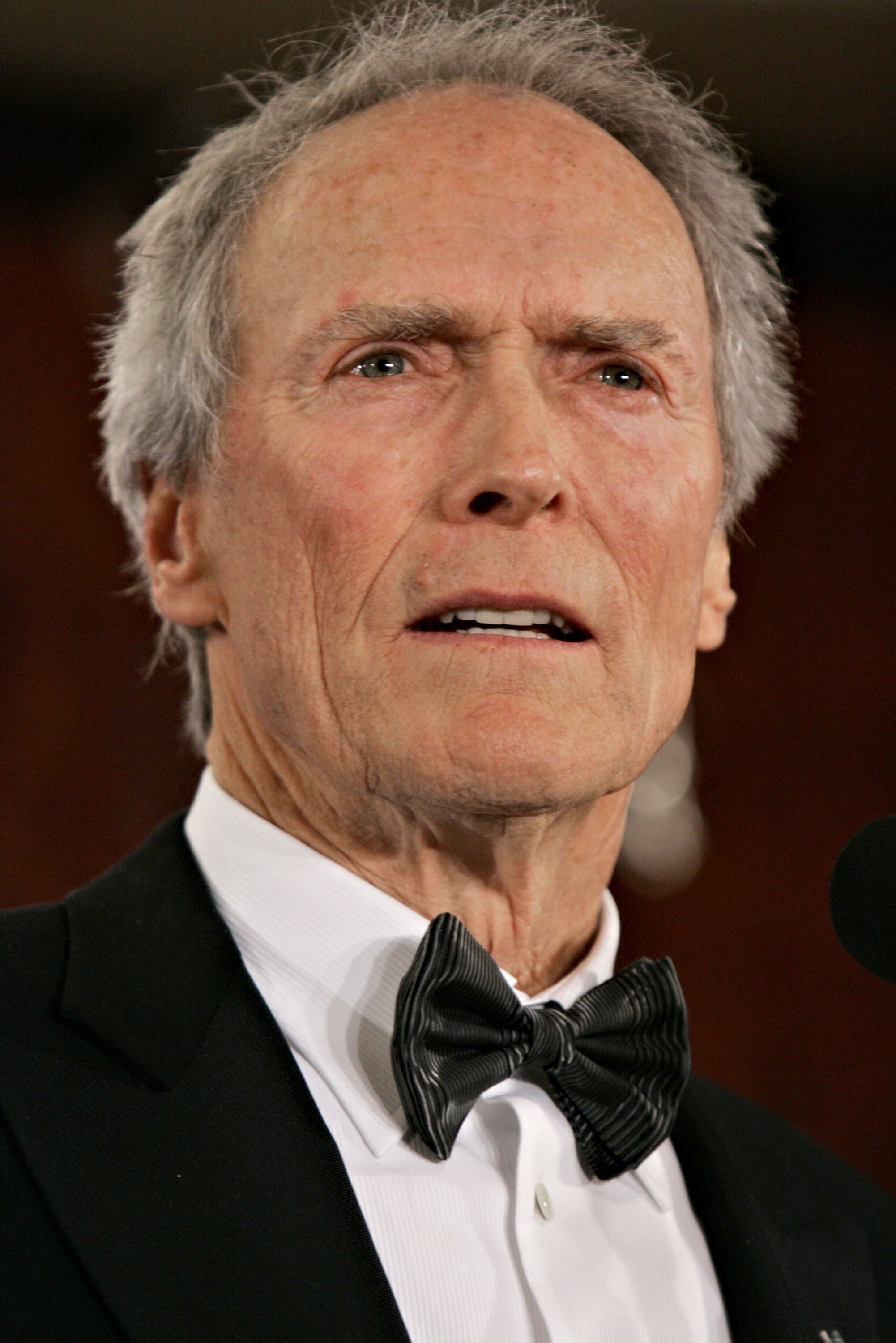 Clint Eastwood speaks after accepting his Lifetime Achievement Award in the press room during the 58th Annual Directors Guild Of America Awards held at Hyatt Regency Century Plaza on January 28, 2006 in Los Angeles, California. | Source: Getty Images