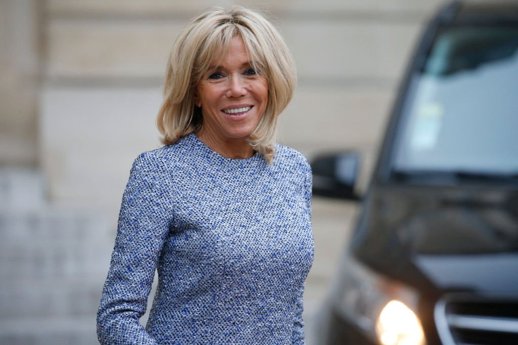 Brigitte Macron toute souriante. | Photo : Getty Images