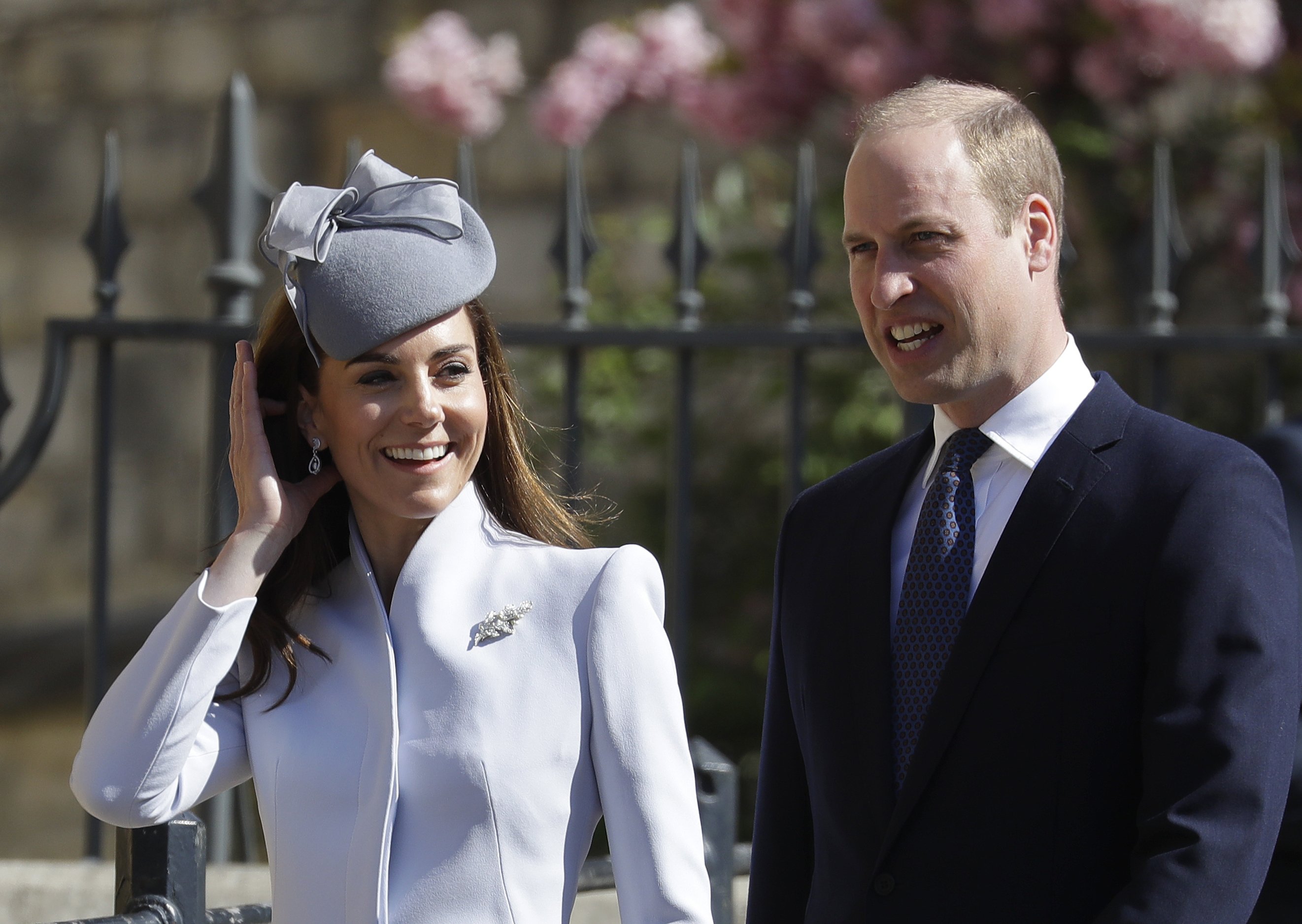 Prince William and Kate Middleton at the Easter Sunday service at St George's Chapel | Photo: Getty Images