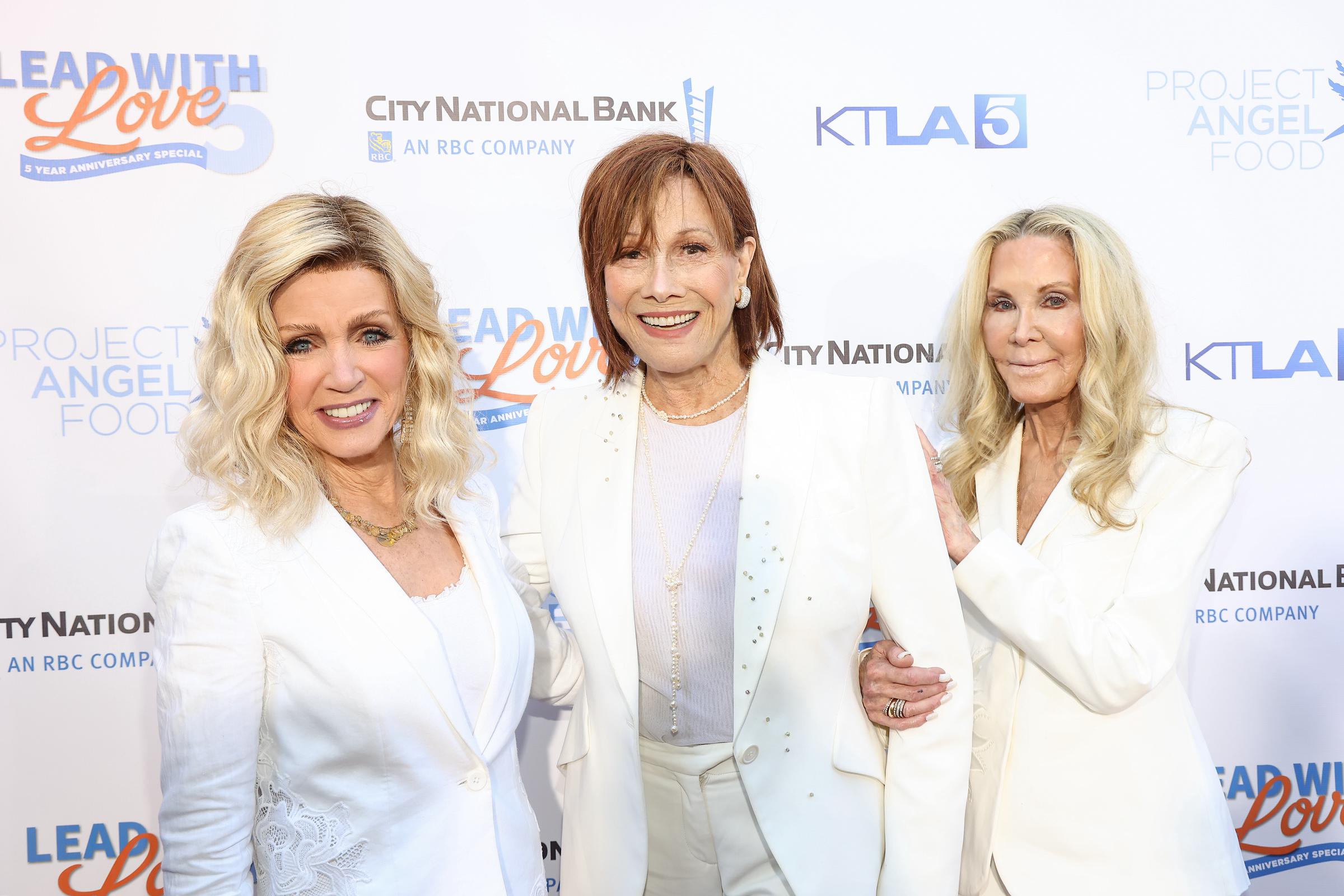 Donna Mills, Michele Lee, and Joan Van Ark attend Project Angel Food's Lead with Love 5 on June 22, 2024, in Los Angeles, California. | Source: Getty Images