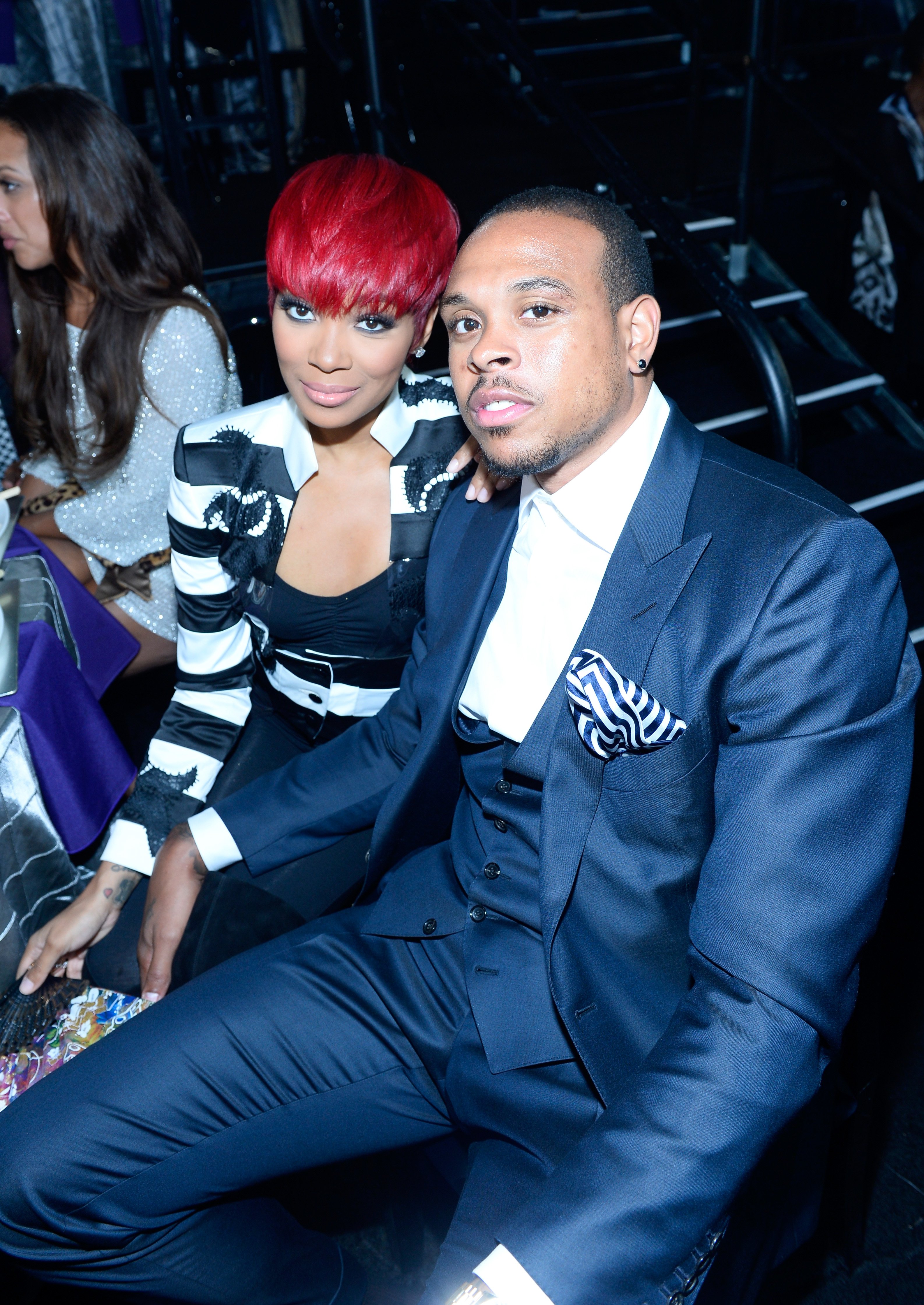 Monica and Shannon Brown at a BET event in July 2015. 