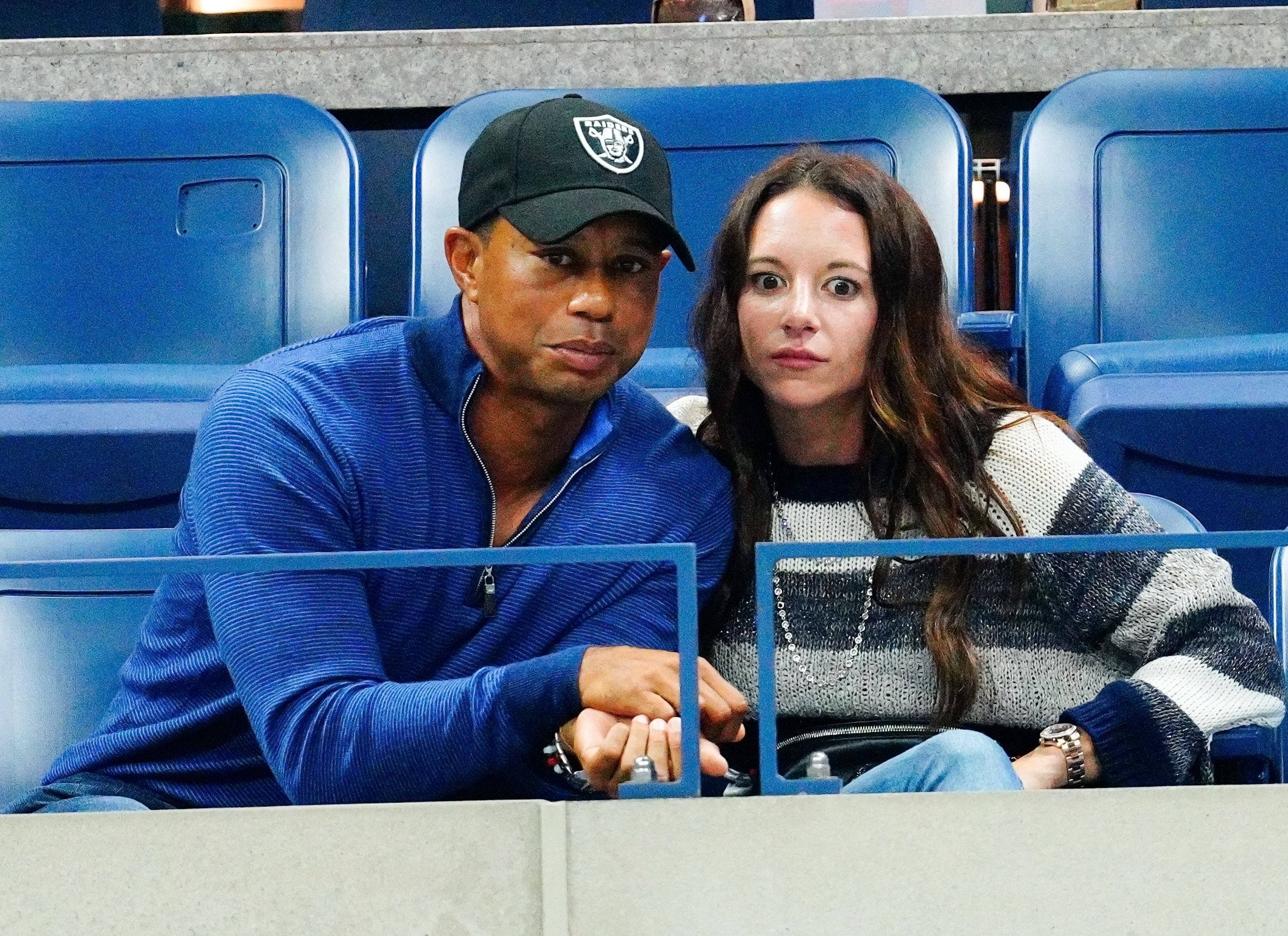 Tiger Woods and Erica Herman at the 2019 US Open on September 2, 2019, in New York City | Source: Getty Images