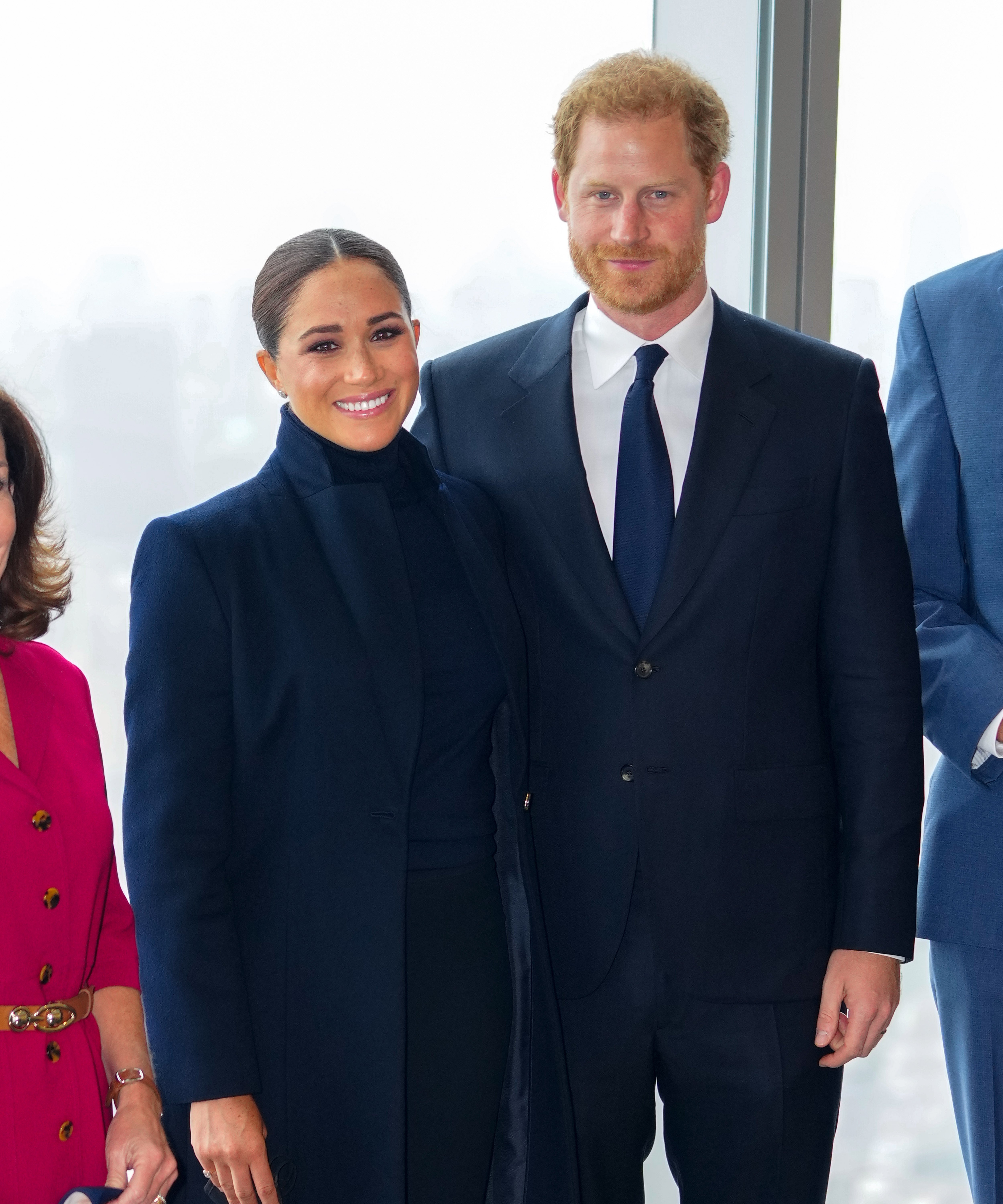 Prince Harry and Meghan Markle, Duke and Duchess of Sussex visit 1 World Trade Center on September 23, 2021 in New York City. | Source: Getty Images