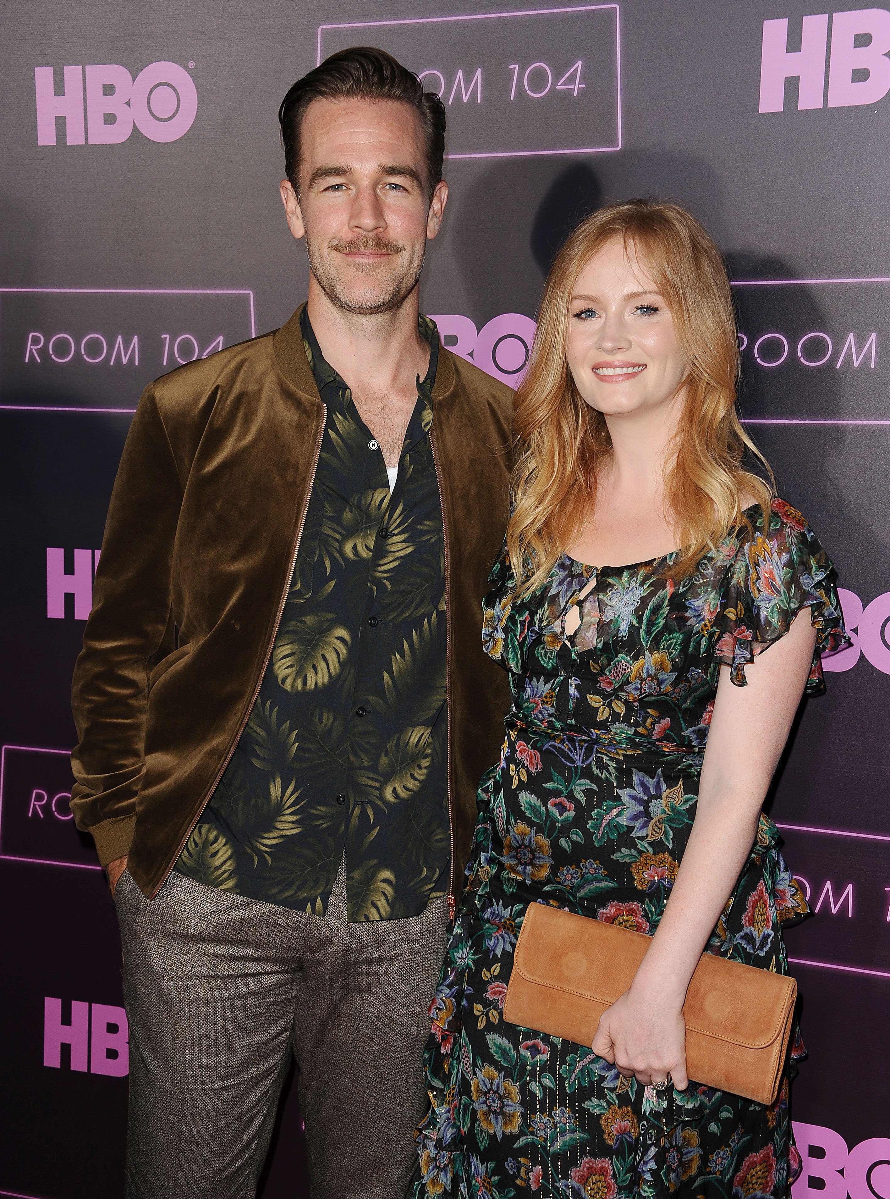 James Van Der Beek and his wife Kimberly Brook attend the premiere of "Room 104" at Hollywood Forever | Source: Getty Images
