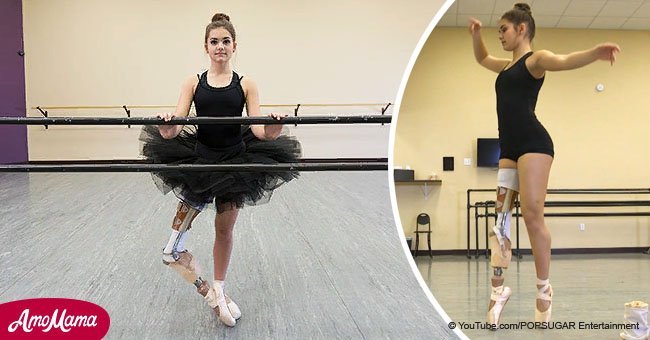 Doctors reattach young cancer patient's amputated leg the wrong way around so she can dance again