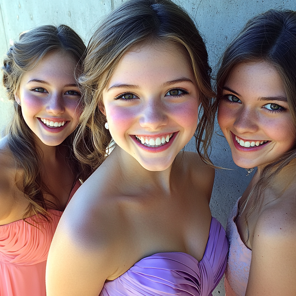 Teenage girls at prom | Source: Midjourney