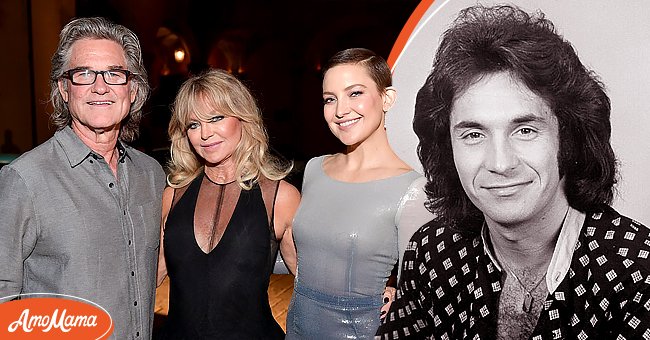 Left: Kurt Russell, Goldie Hawn and Kate Hudson, pictured at a charity event in 2017 Right: Bill Hudson in 1970 | Source: Getty Images