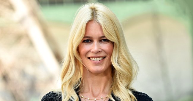 Claudia Schiffer at the Chanel Haute Couture Fall/Winter 2017-2018 in Paris, France on July 4, 2017. | Photo: Getty Images