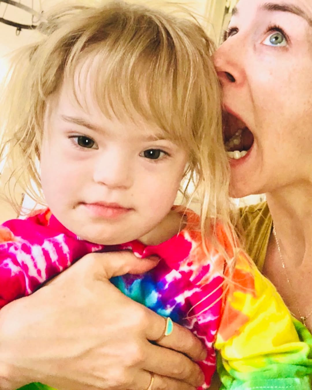 Caterina Scorsone and her daughter from a post dated September 7, 2021. | Source: Instagram/caterinascorsone