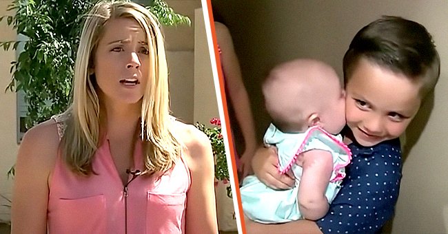  Jessica Penoyer, Kaitlyn Cicalese's neighbor [left]  Salvatore Cicalese and his 2-month old sister [right] | Photo: Youtube.com/abc15