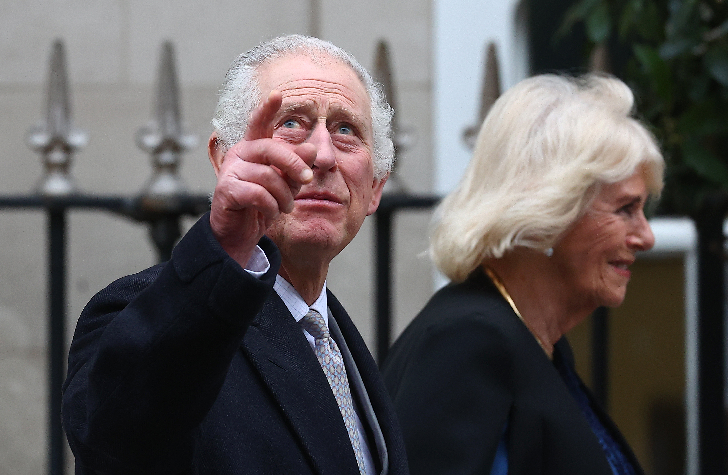 King Charles III and Queen Camilla leave The London Clinic in London, England, on January 29, 2024. | Source: Getty Images