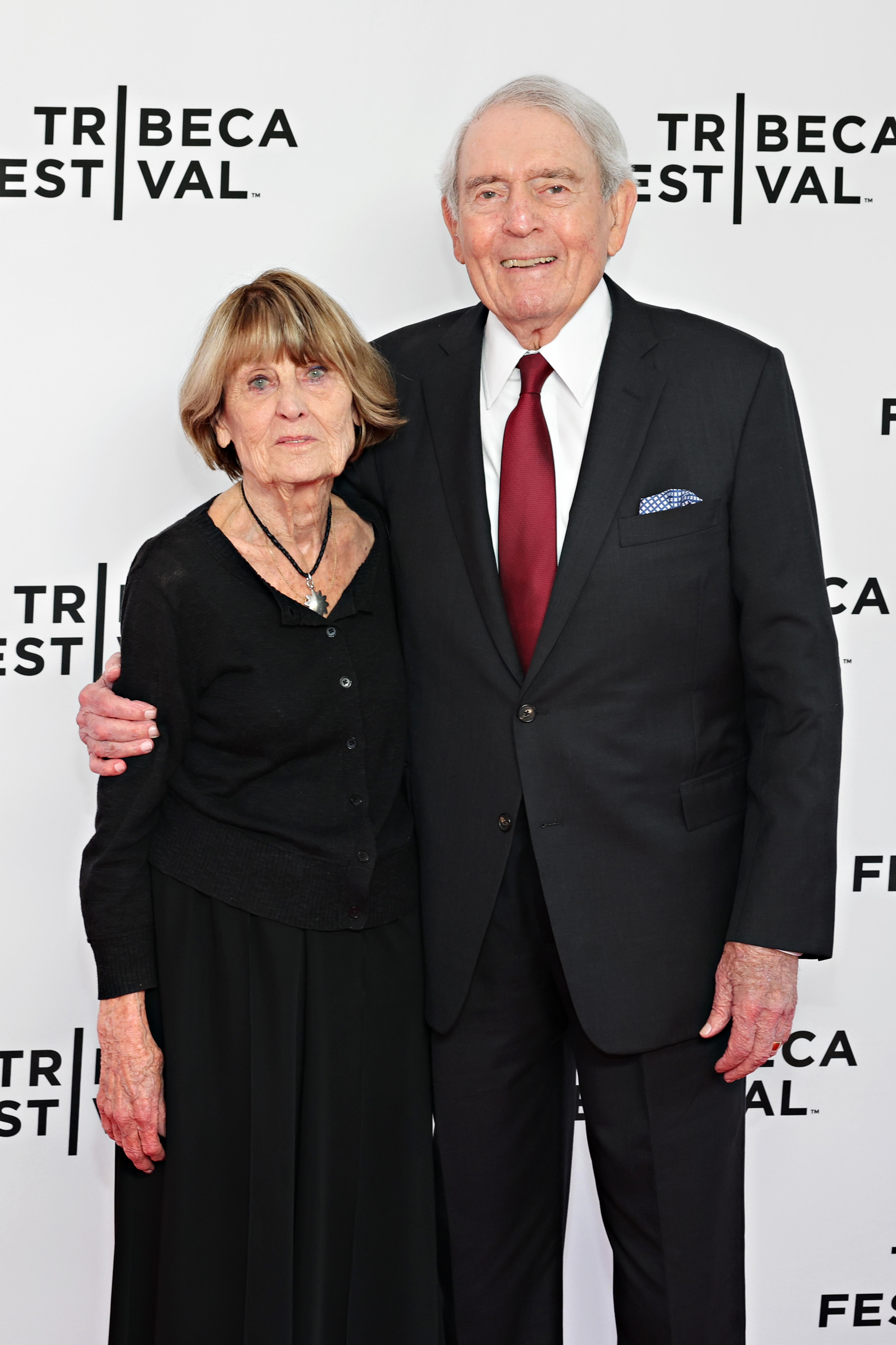 Jean Rather and Dan Rather in New York in 2023 | Source: Getty Images