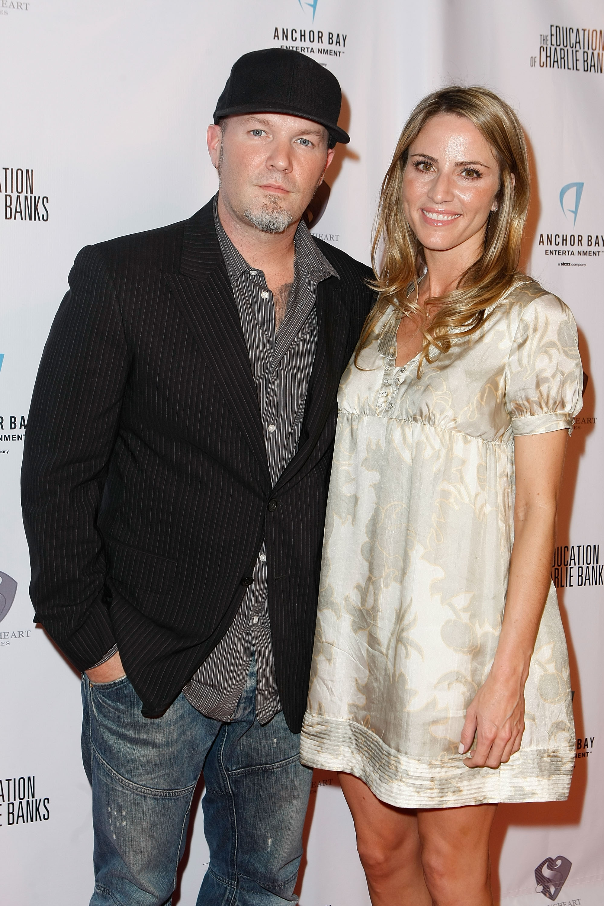 Fred Durst and Esther Nazarov at the screening of "The Education of Charlie Banks" on March 18, 2009, in Los Angeles, California. | Source: Getty Images