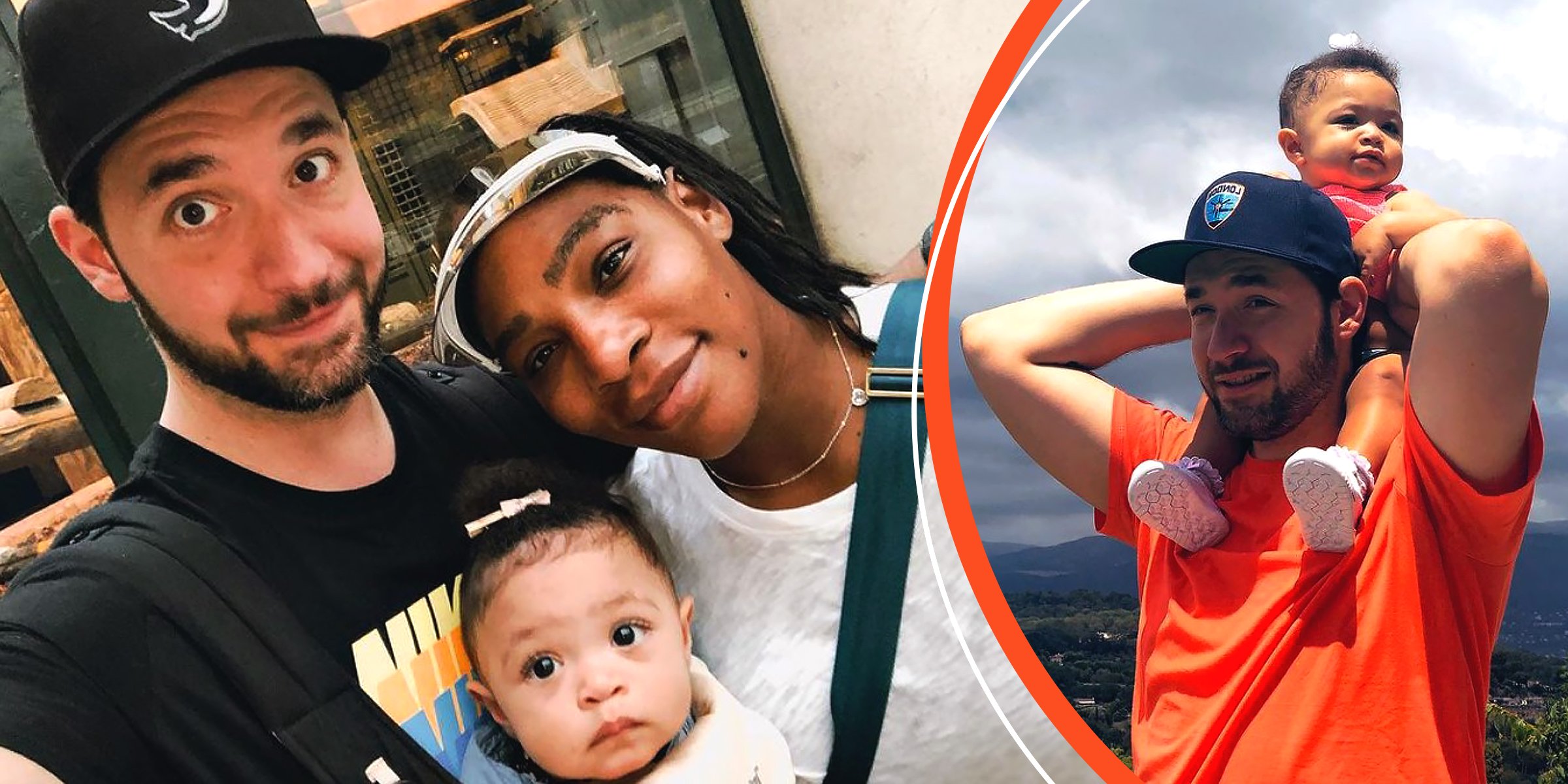 Alexis Ohanian, Serena Williams and Alexis Olympia Ohanian Jr. | Alexis Ohanian and Alexis Olympia Ohanian Jr.| Source: instagram.com/serenawilliams | instagram.com/alexisohanian