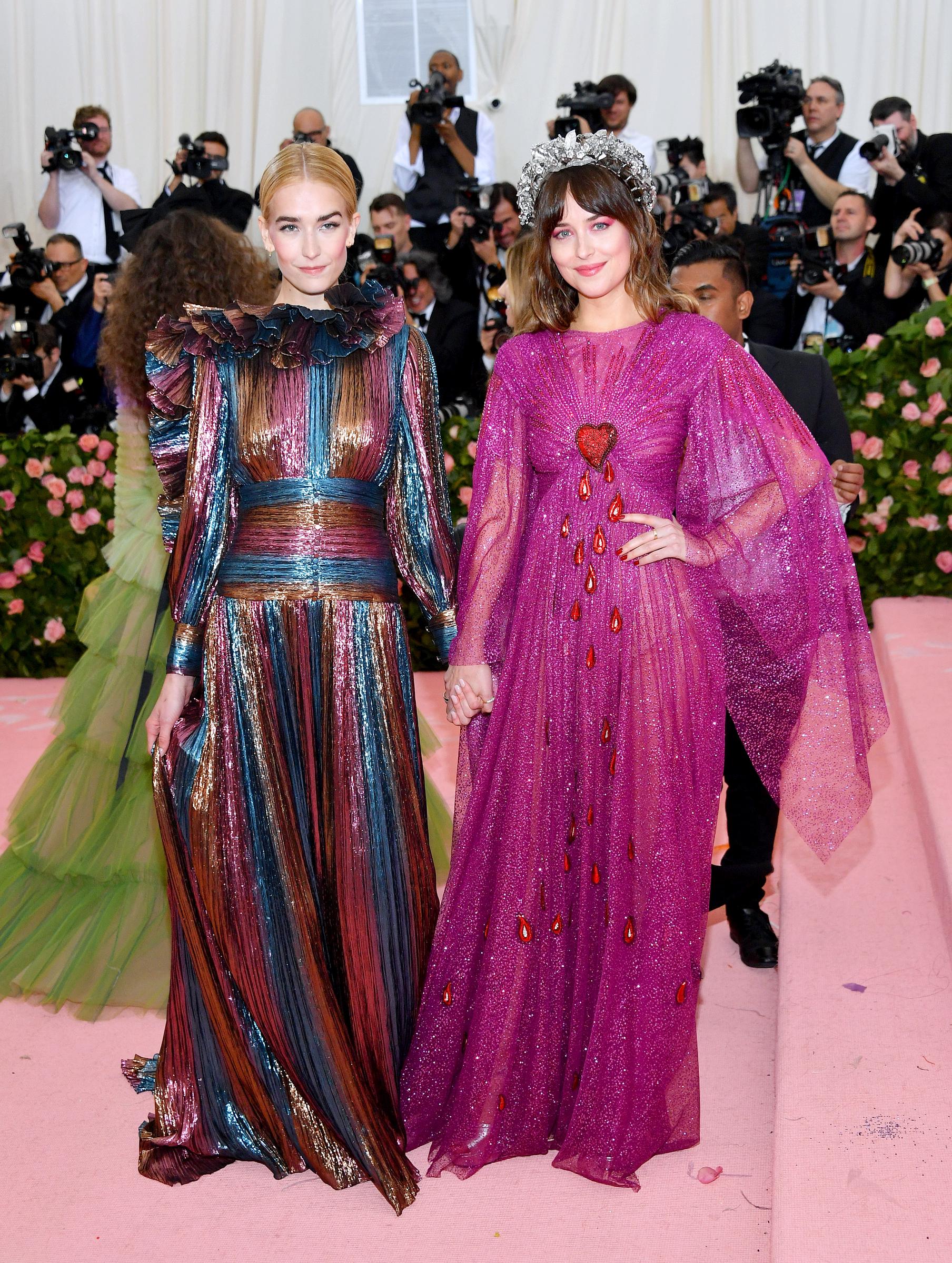 Grace and Dakota Johnson at The 2019 Met Gala on May 6 in New York. | Source: Getty Images