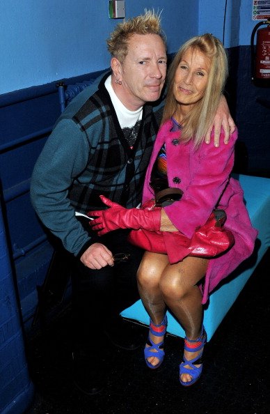 Johnny Rotten and Nora Forster at Brixton Academy on February 23, 2011 in London, England. | Photo: Getty Images