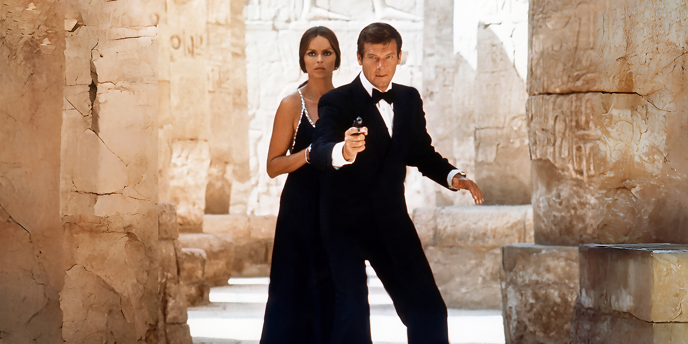 Barbara Bach and Roger Moore | Source: Getty Images