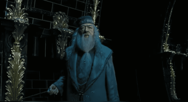 A screenshot of Albus Dumbledore | Photo: youtube.com/ShockWave
