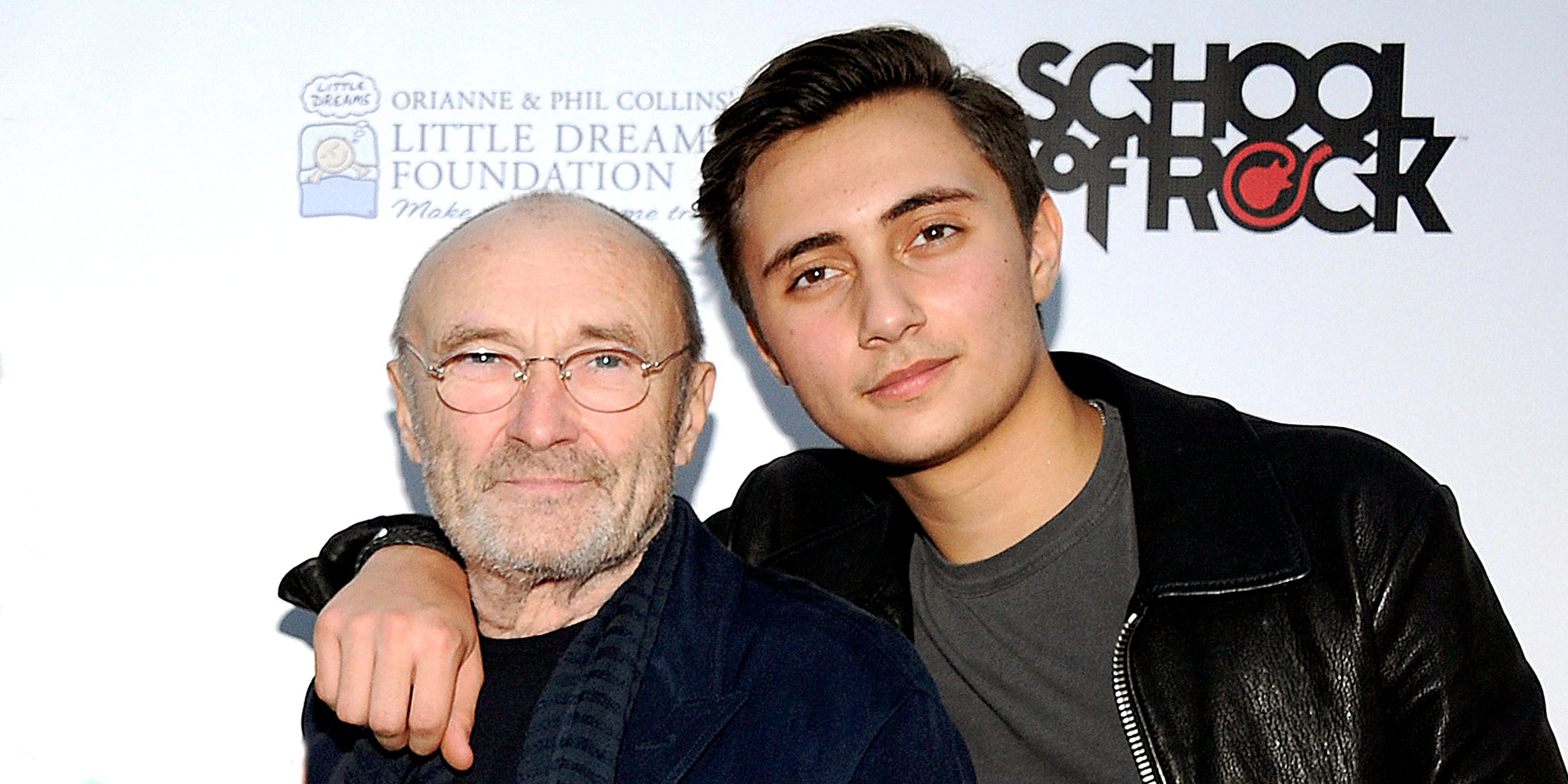 Phil Collins and Nicholas Collins | Source: Getty Images