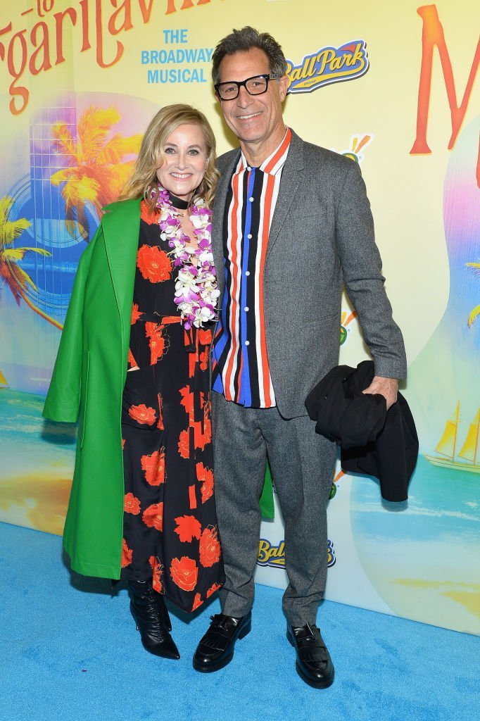 Maureen McCormick and Michael Cummings attend the premiere of "Esape to Margaritaville" in New York City on March 15, 2018 | Photo: Getty Images