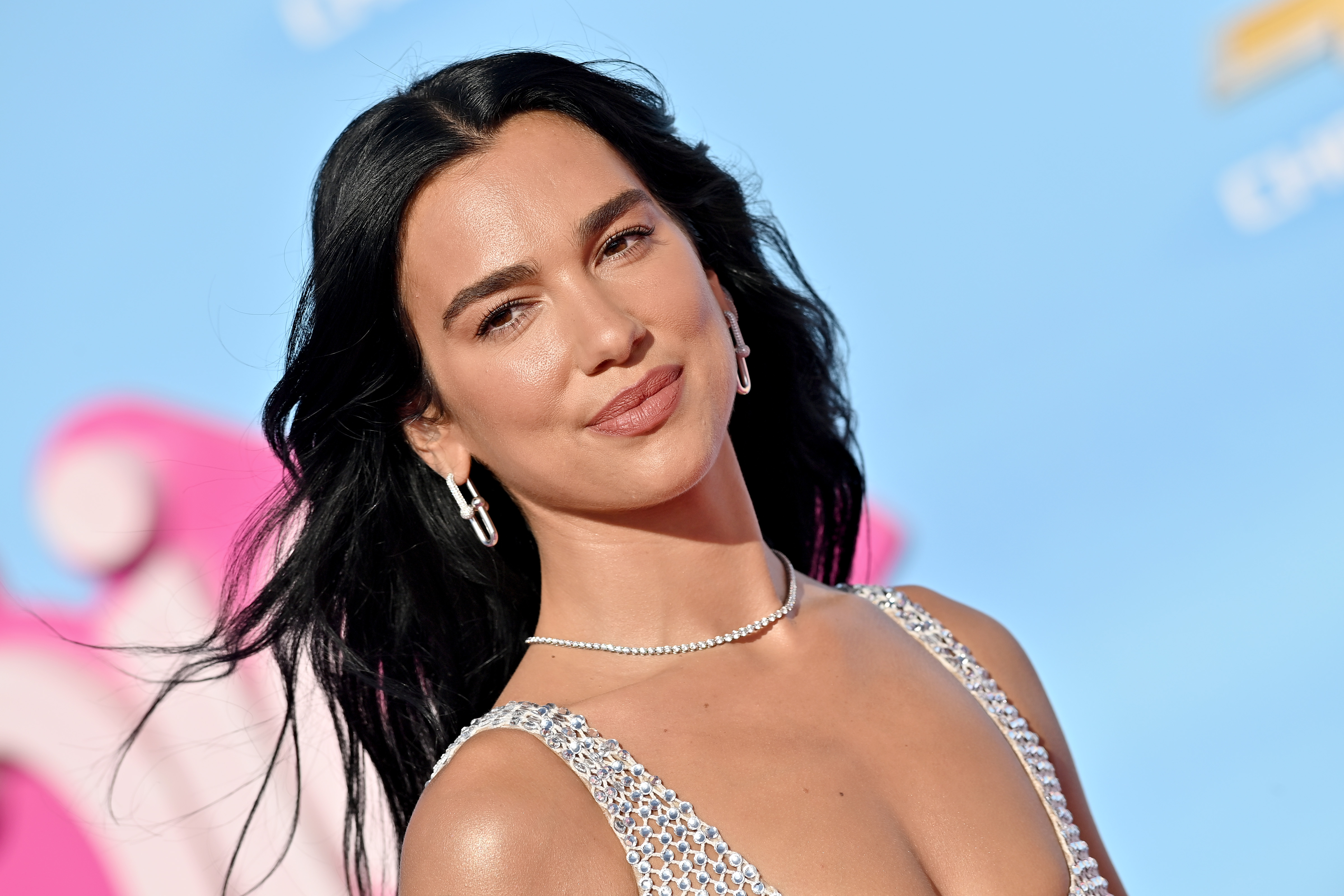 Dua Lipa at the world premiere of "Barbie" at Shrine Auditorium and Expo Hall on July 9, 2023, in Los Angeles, California. | Source: Getty Images