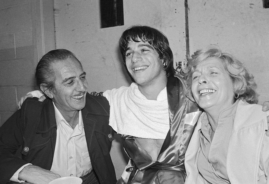 26-year-old Tony Danza with his parents Matty and Ann | Source: Getty Images
