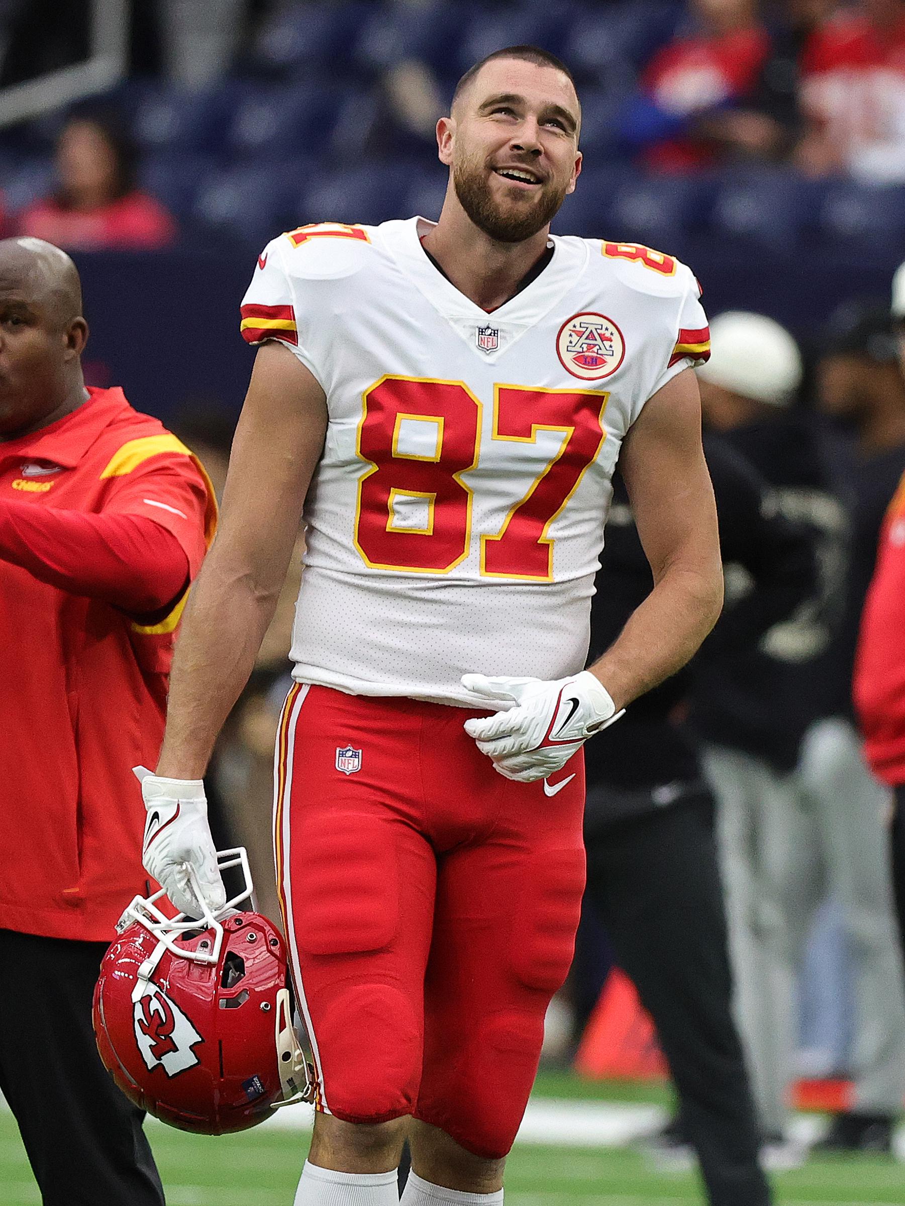 Travis Kelce of the Kansas City Chiefs against the Houston Texans at NRG Stadium in Houston, Texas, on December 18, 2022 | Source: Getty Images