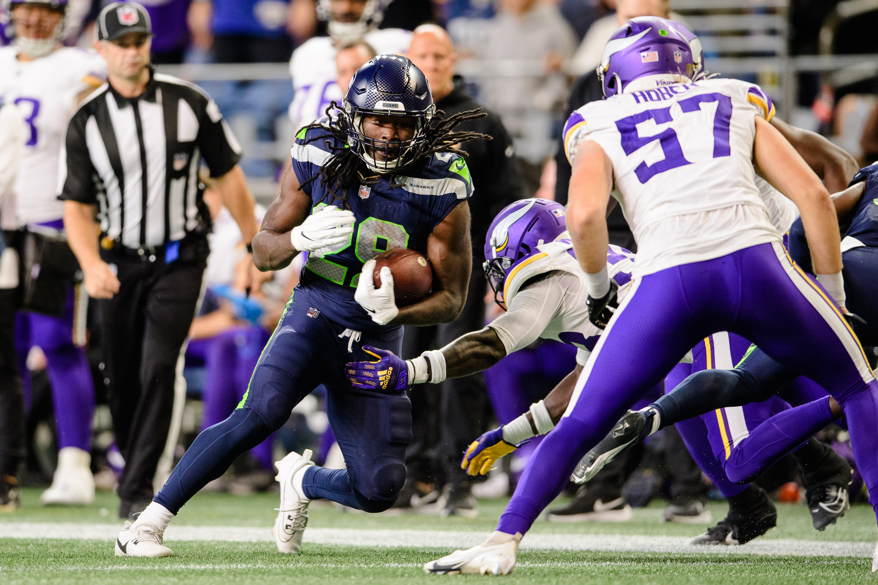 Minnesota Vikings vs. Seattle Seahawks. | Source: Getty Images