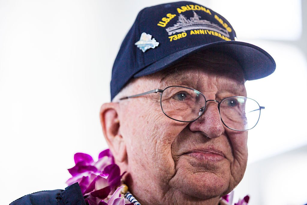 Lauren Bruner attends a memorial service held to commemorate the 73rd anniversary of the Pearl Harbor attack | Photo: Getty Images 