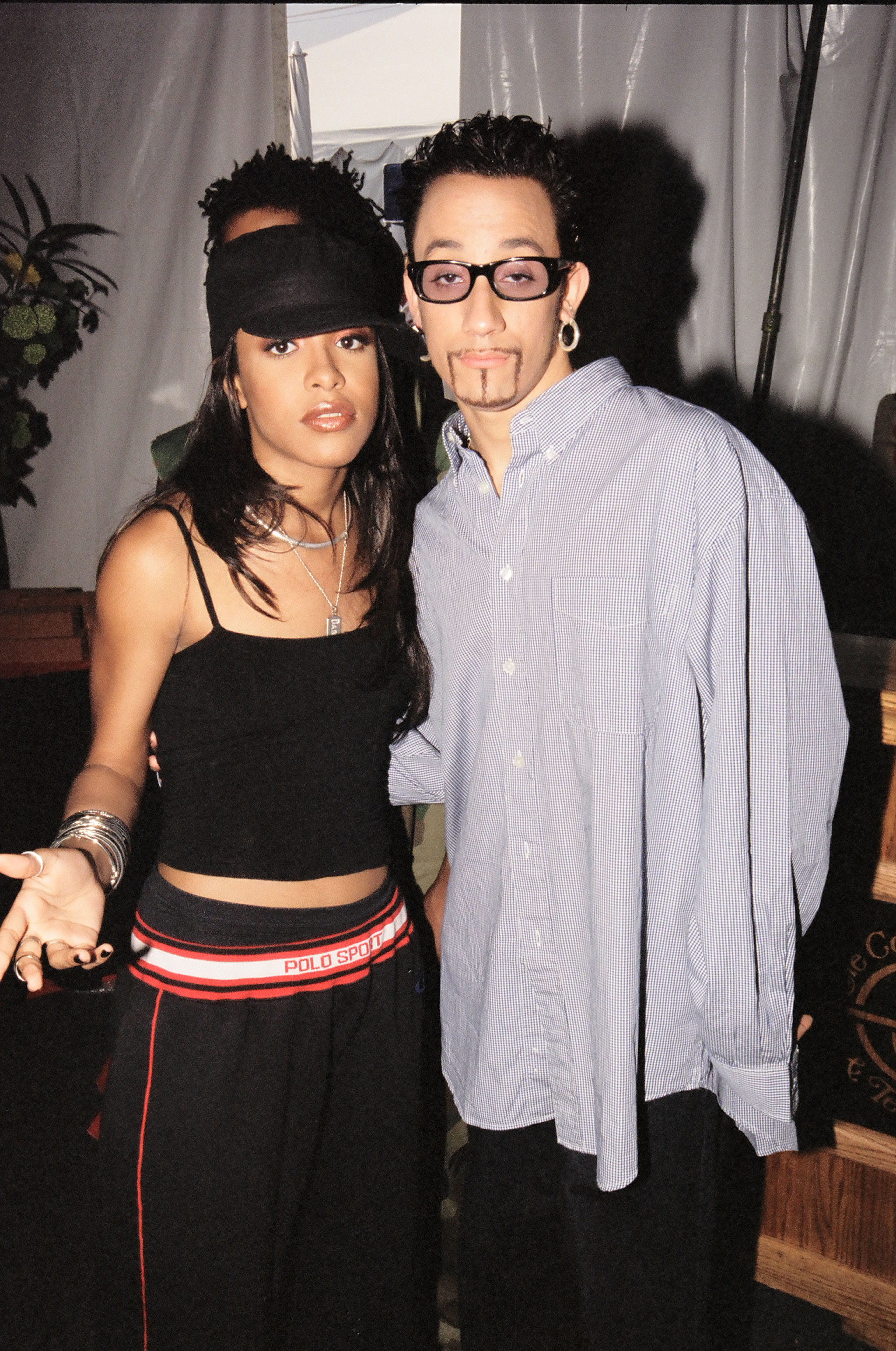 Aaliyah and AJ McLean at the Nickelodeon Big Help-A-Thon in Santa Monica, October 19, 1997 | Source: Getty Images
