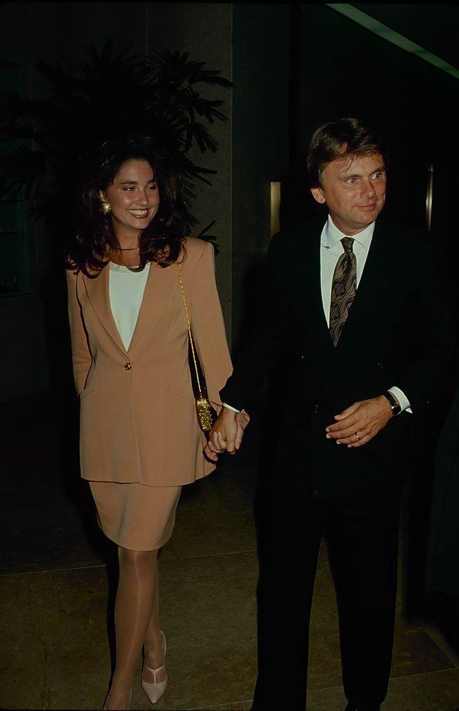 Lesly Brown and Pat Sajak in the United States. | Source: Getty Images