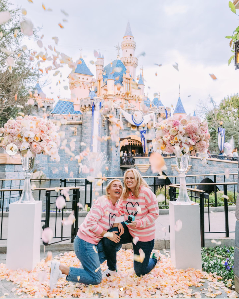 Rebel Wilson and Ramona Agruma celebrating their engagement at  Disneyland posted on February 19, 2023 | Source: Instagram/rebelwilson