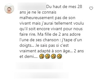 Commentaire d'une internaute sur la photo de Jean-Luc Reichmann. | Photo : Instagram / jean.luc.reichmann