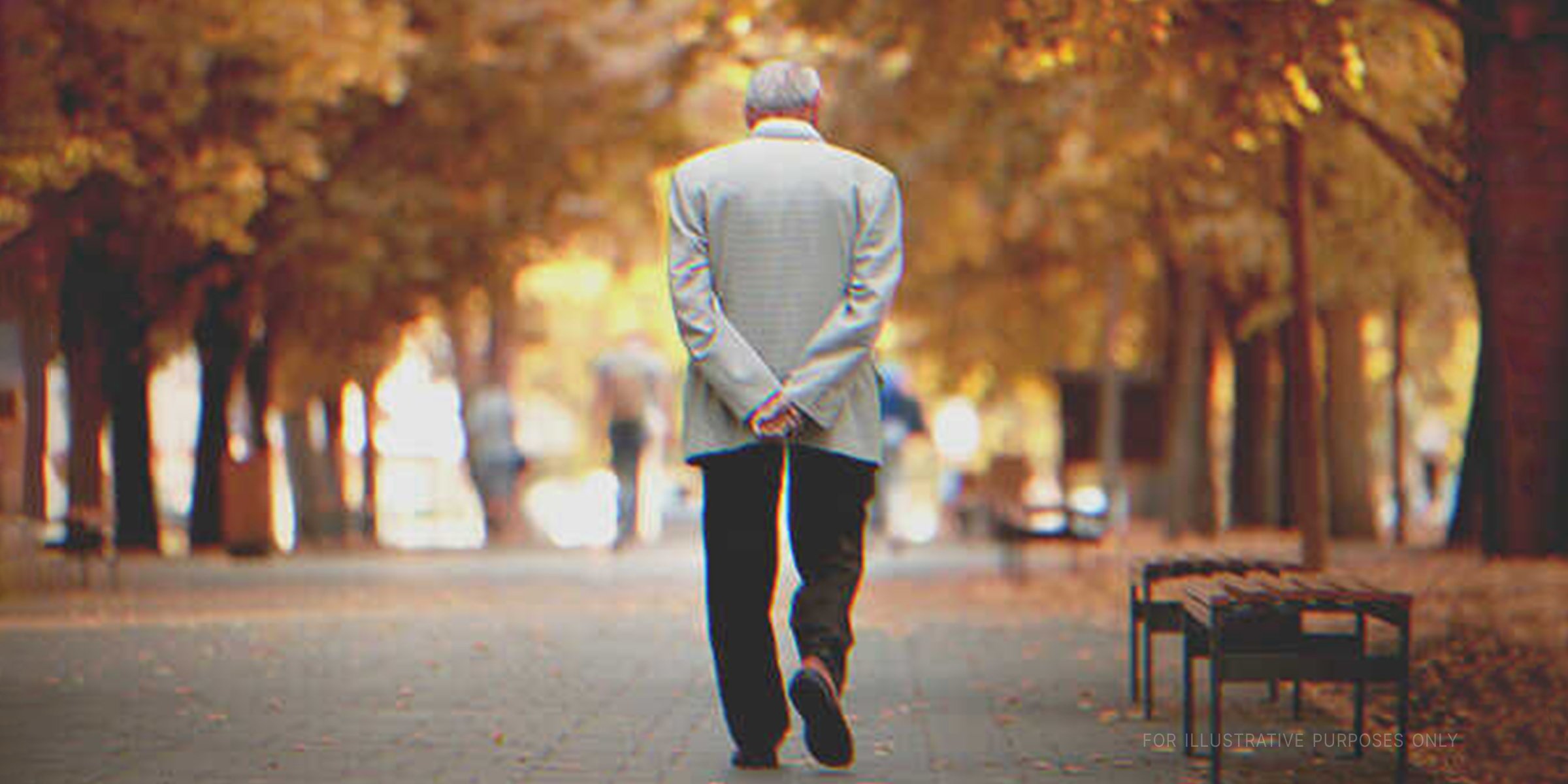 Older man in a park | Shutterstock