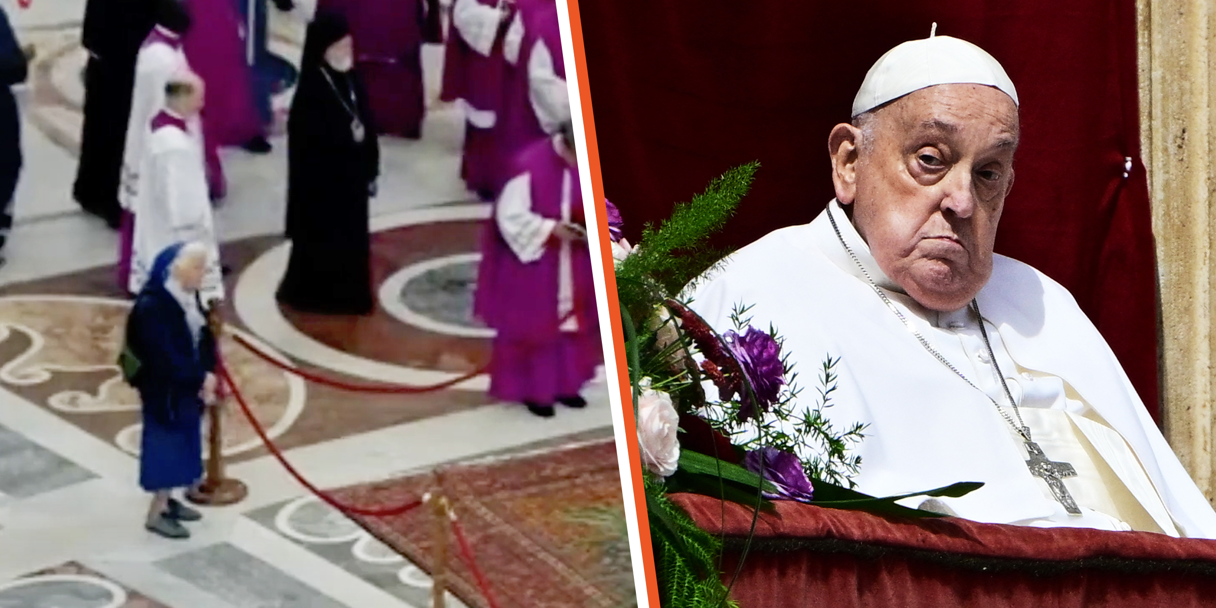 The nun | Pope Francis | Source: YouTube/TheIndependent