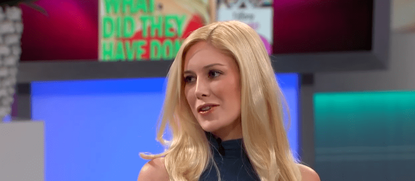  Heidi Montag during an episode of "The Doctors" | Photo: Youtube / The Doctors