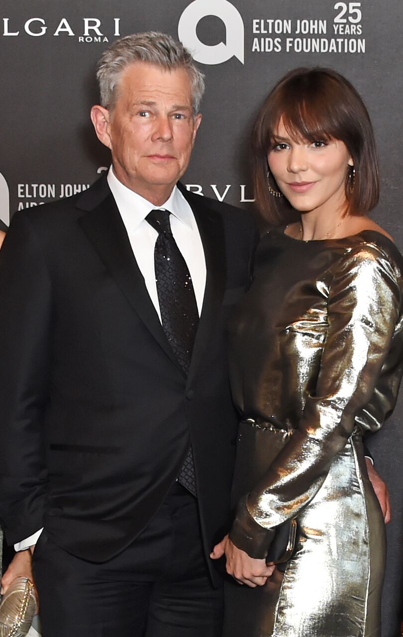 David Foster and Katharine McPhee attend the Argento Ball for the Elton John AIDS Foundation. | Source: Getty Images