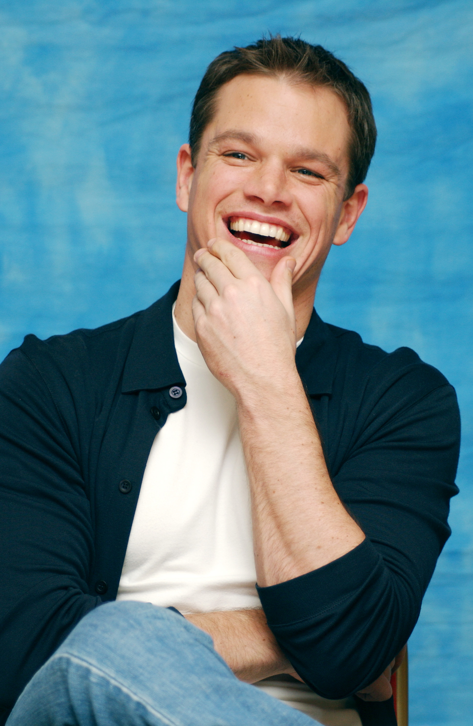 Matt Damon during the "Stuck On You" press conference on November 22, 2003