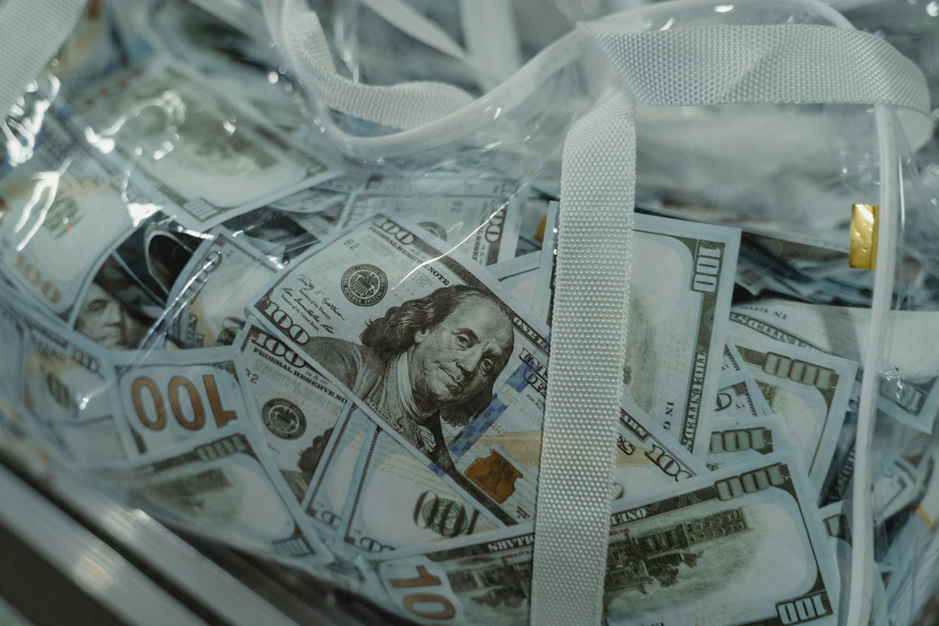 U.S. Dollar Bills in a clear bag | Source: Pexels