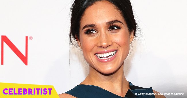 Meghan Markle shows off very special gift from the Queen on their first trip together