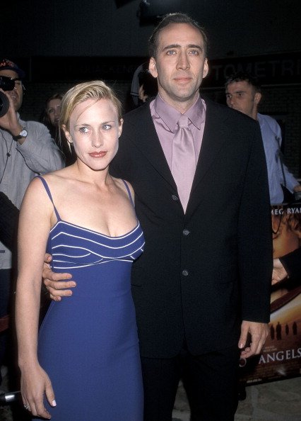 Patricia Arquette and Nicolas Cage on April 8, 1998 at Mann Village Theatre in Westwood, California | Photo: Getty Images