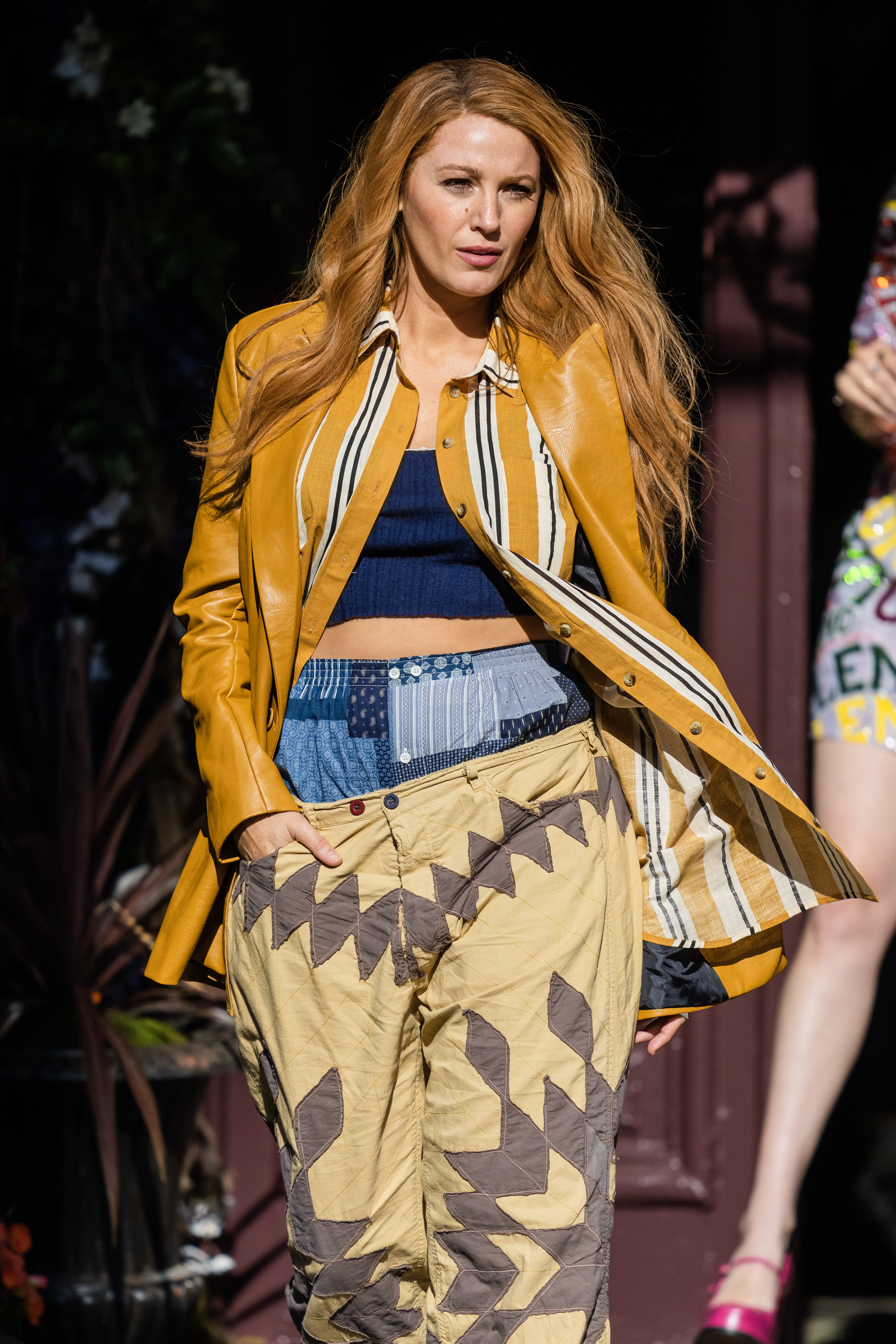 Blake Lively Flaunts Postbaby Body in a Crop Top HighWaisted Pants in