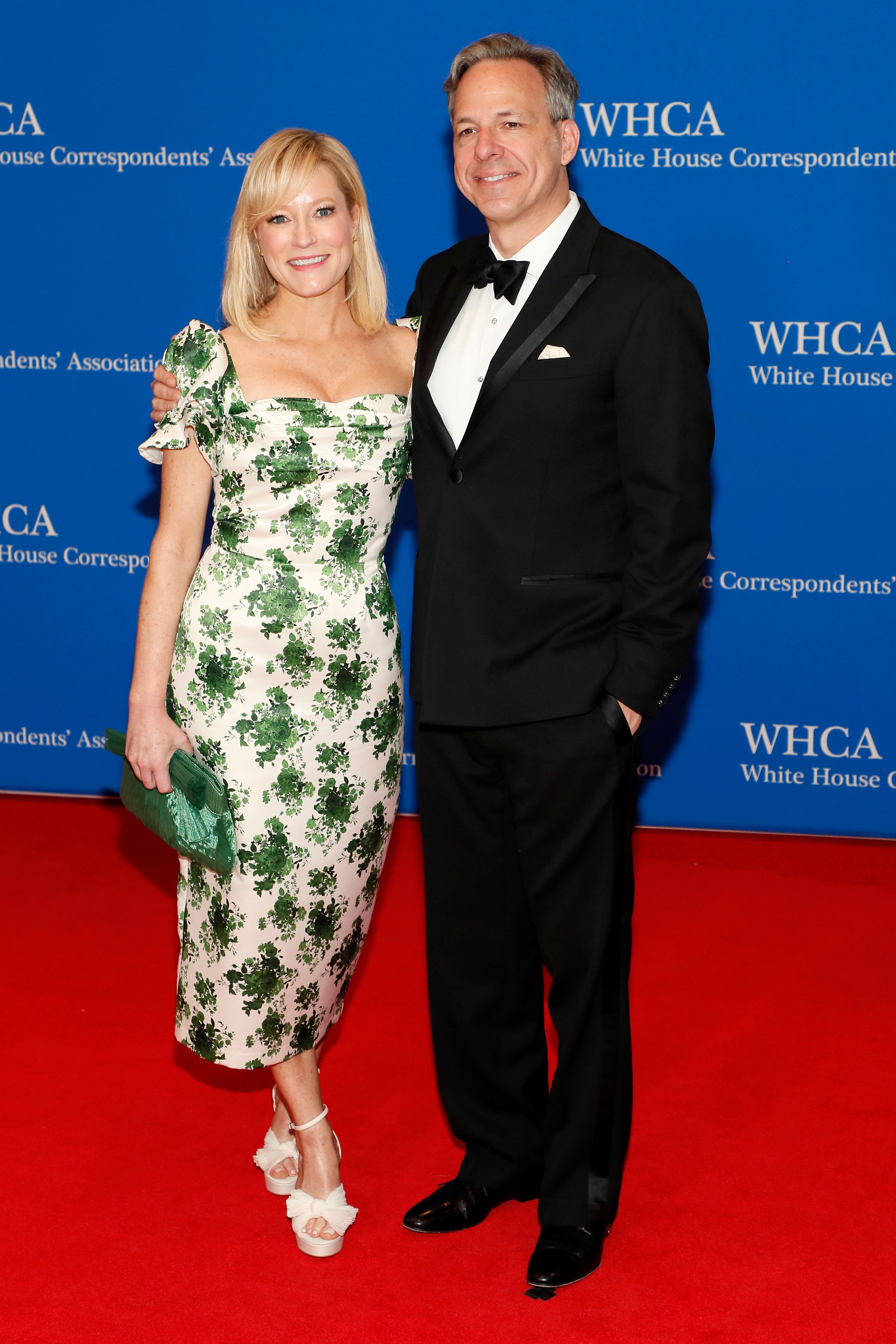 Jennifer Marie Brown and Jake Tapper at the 2022 White House Correspondents' Association Dinner on April 30, 2022, in Washington, D.C. | Source: Getty Images