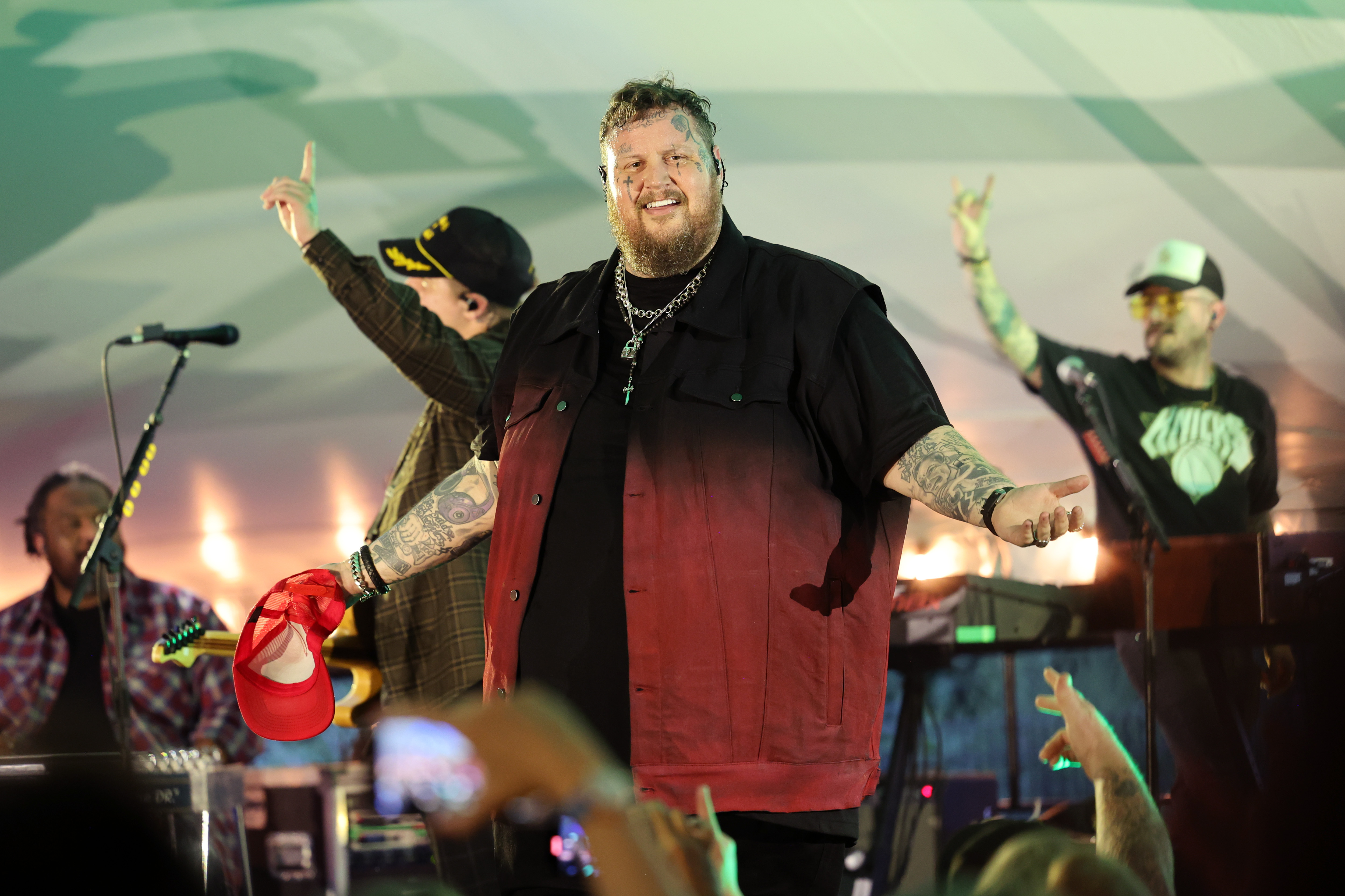 Jelly Roll performing for SiriusXM at The Stephen Talkhouse on August 17, 2024, in New York. | Source: Getty Images