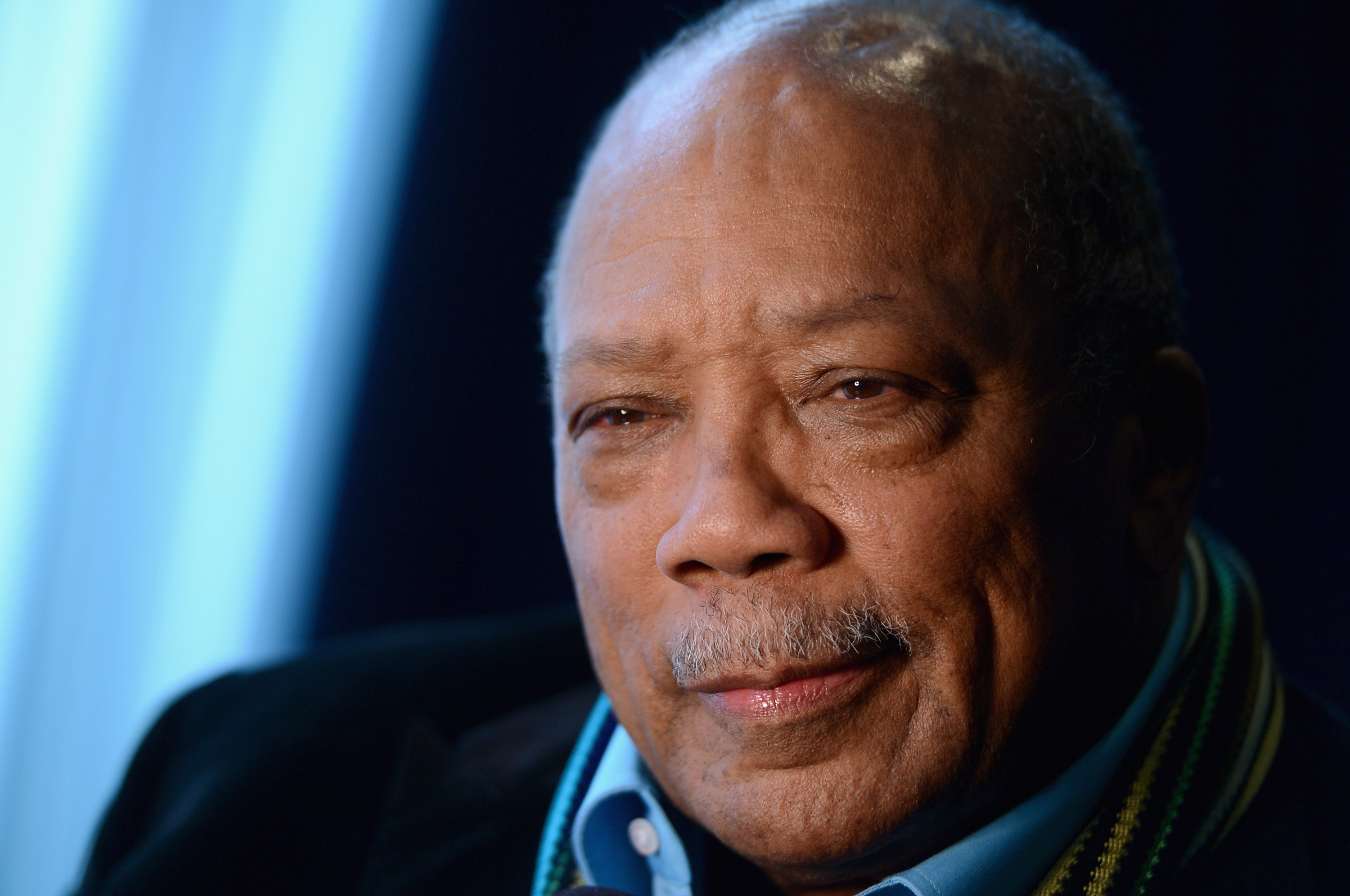 Music producer and Ahmet Ertegun Award recipient Quincy Jones on December 11, 2012, in Los Angeles, California | Source: Getty Images