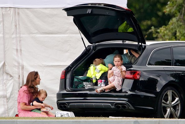  Catherine, Duchess of Cambridge, Prince Louis of Cambridge, Princess Charlotte of Cambridge and Prince George of Cambridge at the King Power Royal Charity Polo Match.| Photo: Getty Images.