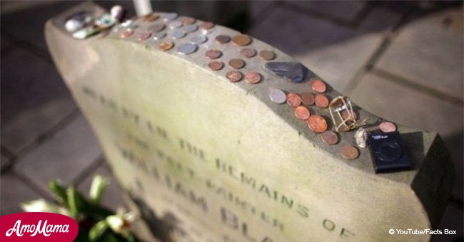 Never pick up a coin from a gravestone. Here's why
