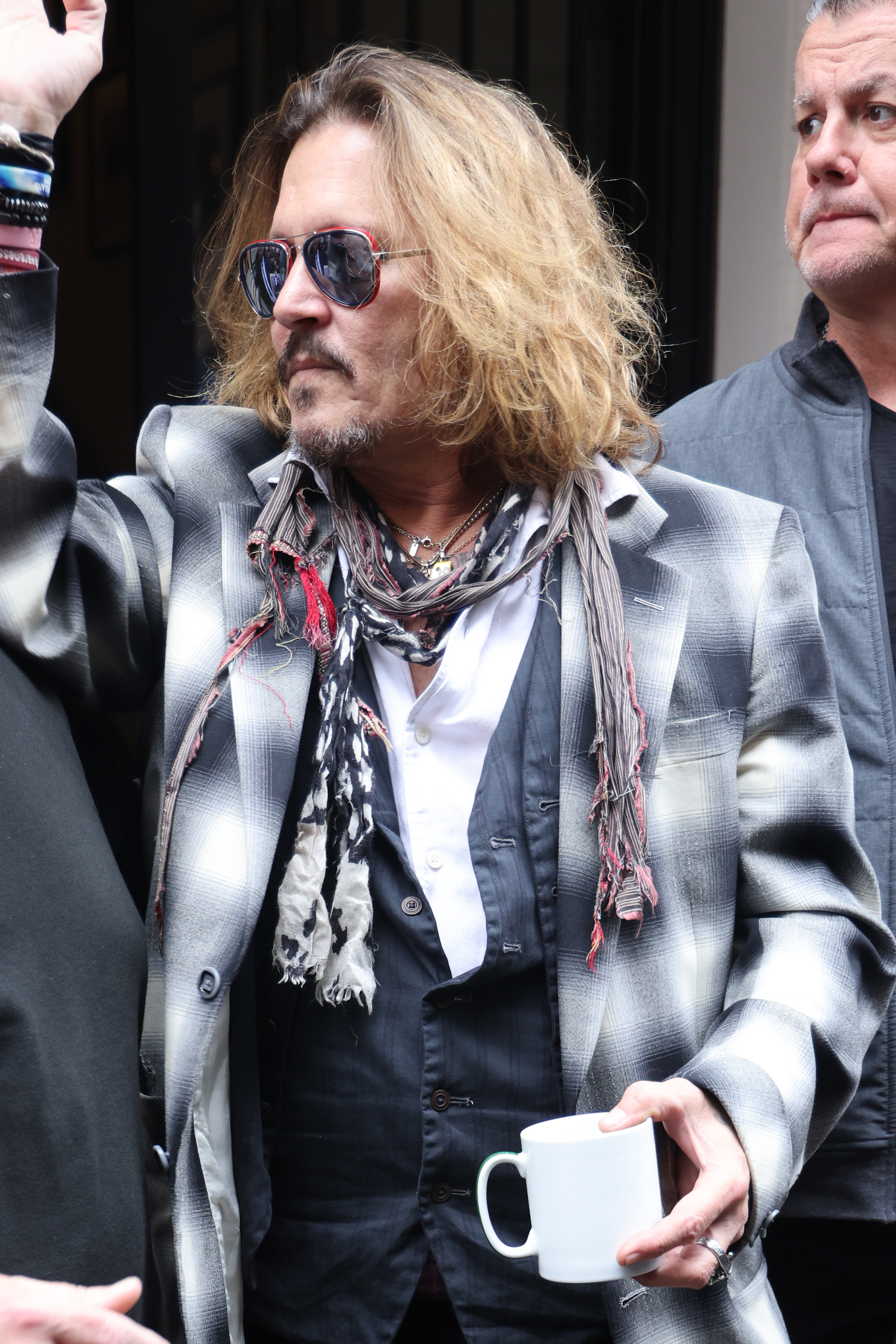 Johnny Depp spotted in Birmingham, England on June 06, 2022 | Source: Getty Images
