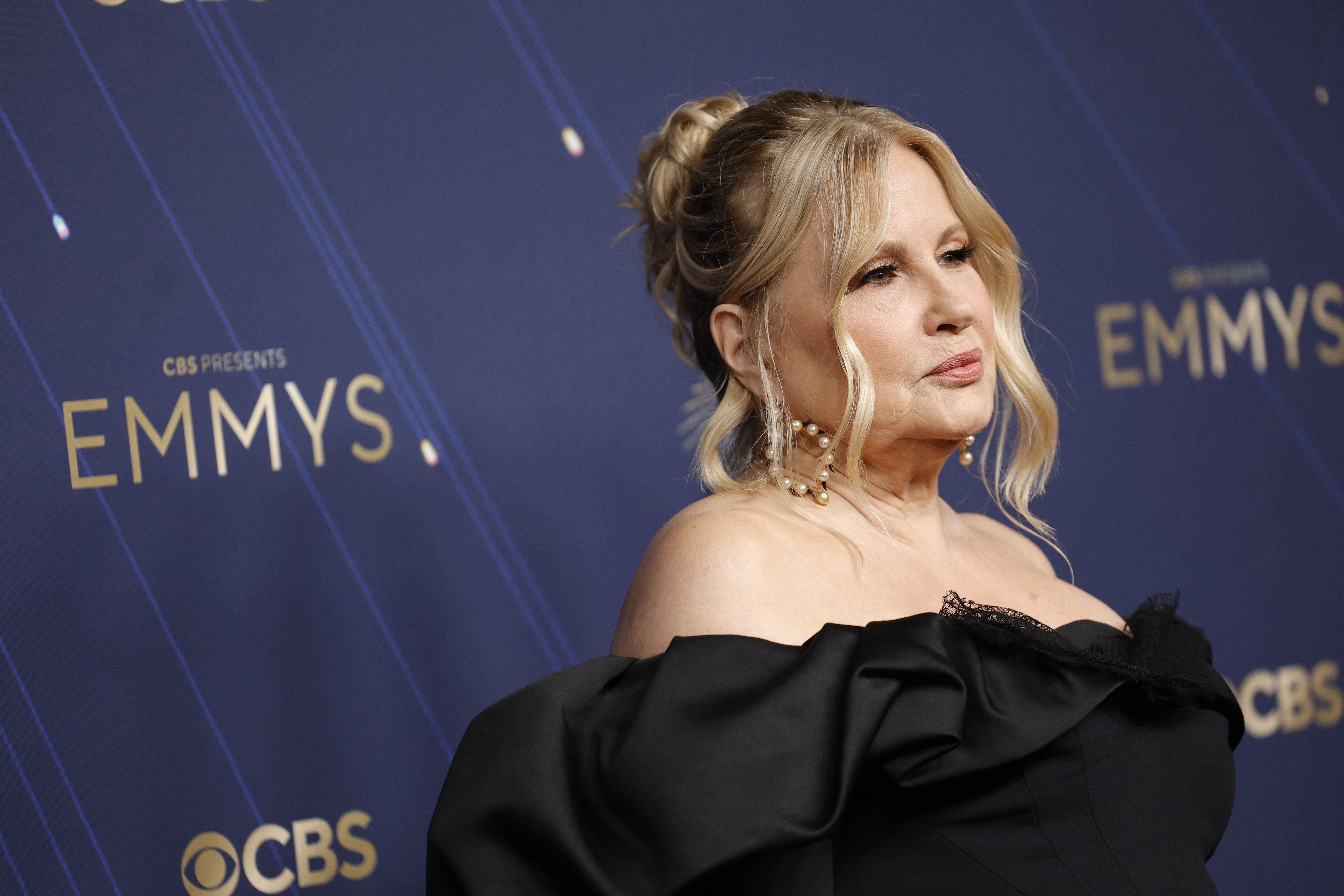 Jennifer Coolidge attends the 77th Primetime Emmy Awards at Peacock Theater on September 14, 2025 in Los Angeles, California | Source: Getty Images