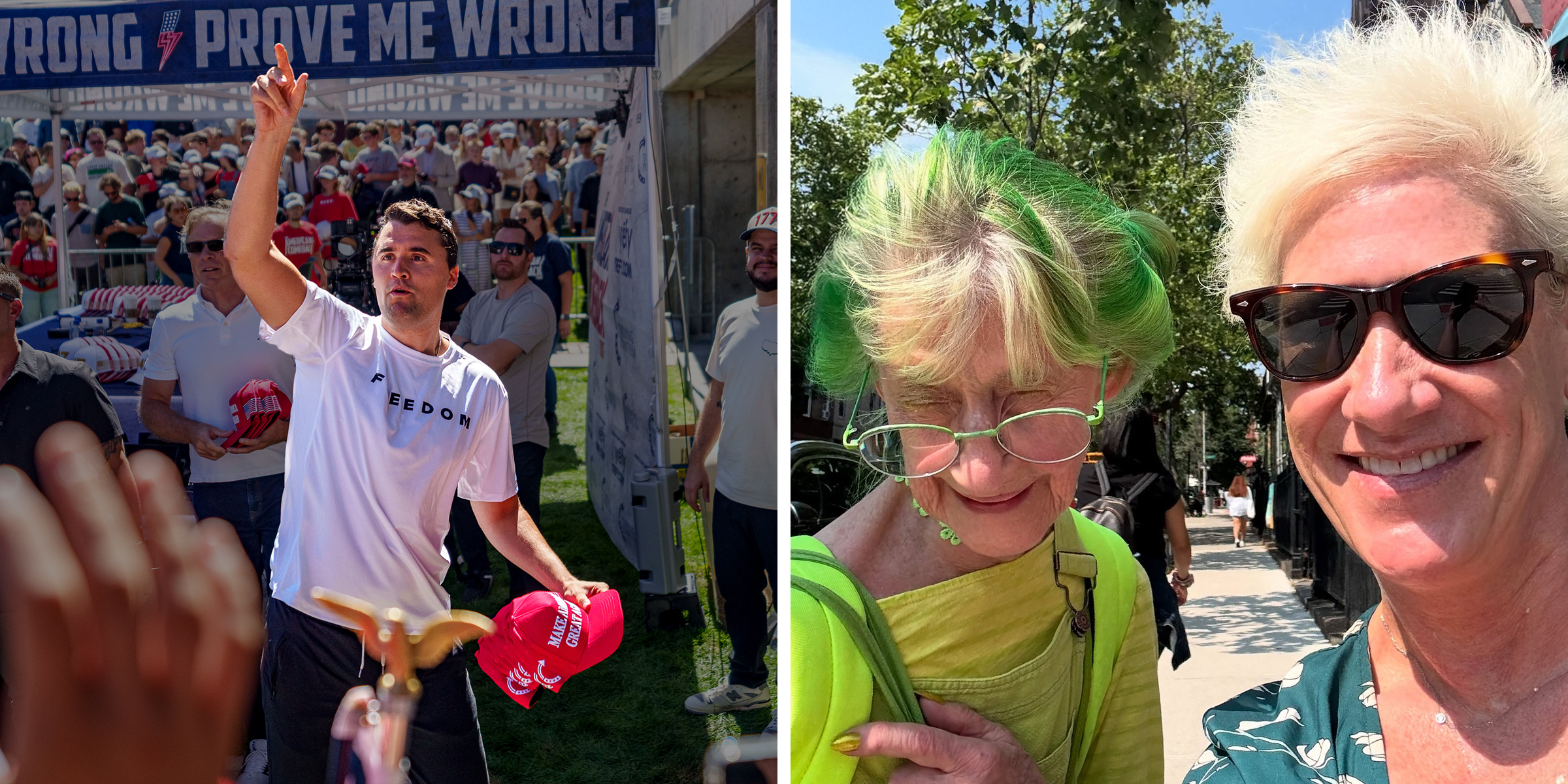 Charlie Kirk | Anne Burrell | Source: Getty Images | Instagram/chefanneburrell